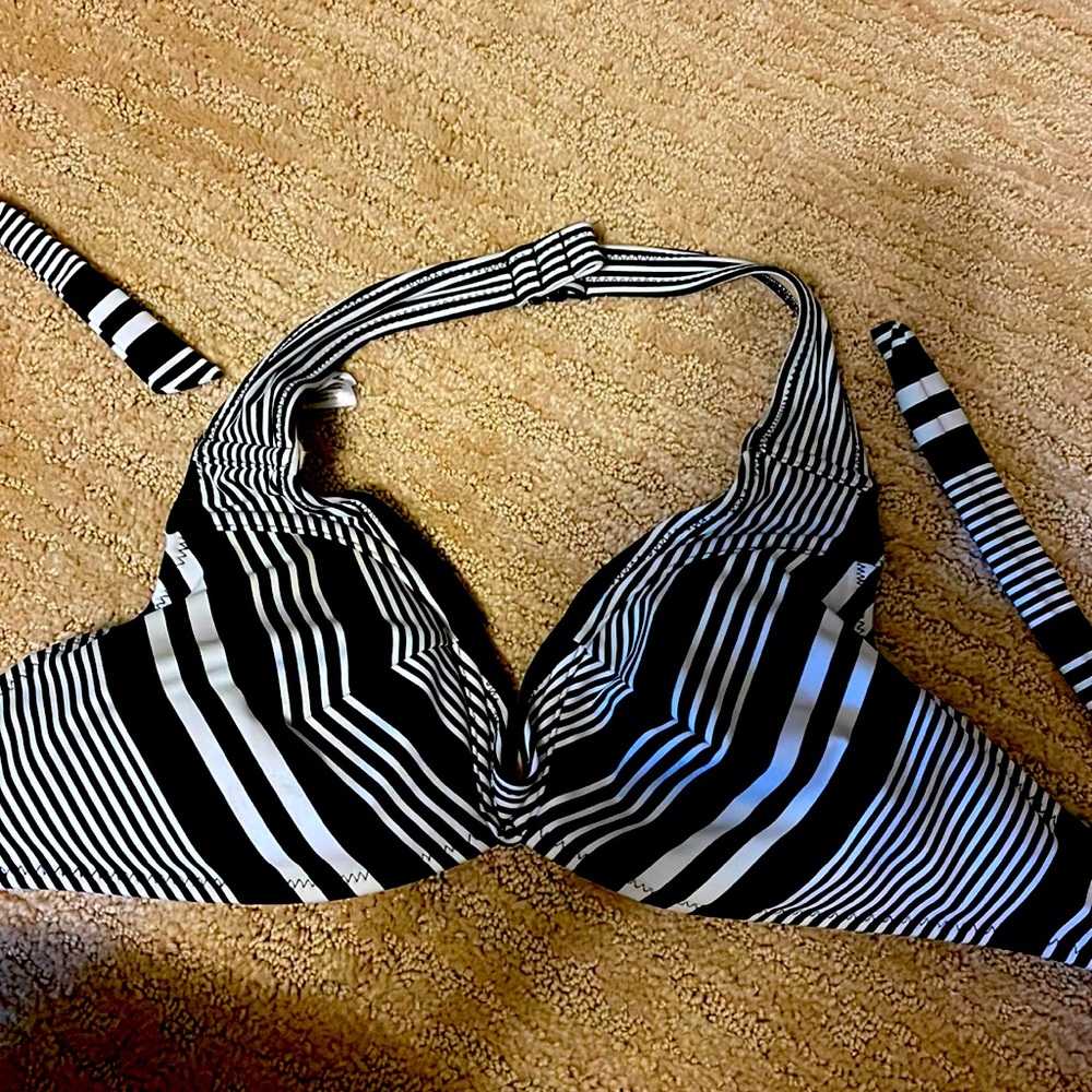 Swimsuit top.